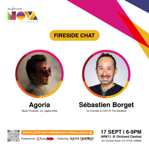 Music Producer, DJ, and Digital Artist, Agoria | Sébastien Borget, Co-Founder/COO @ The Sandbox