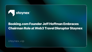 Booking.com Founder Jeff Hoffman Embraces Chairman Role at Web3 Travel Disruptor Staynex