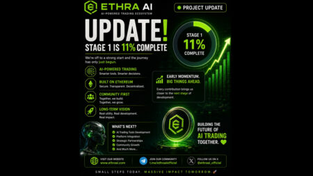 ETHRA AI Reports Strong Early Momentum as Stage 1 Presale Reaches 11% Completion