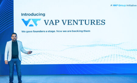 VAP Group's CEO, Vishal Parmar at the launch in Riyadh