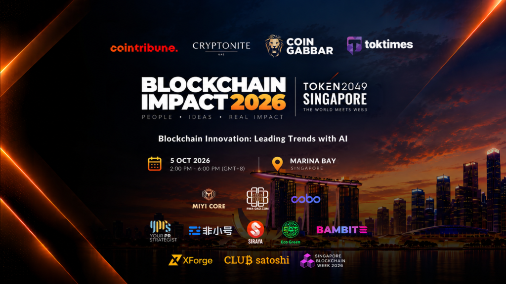 Blockchain Impact Singapore 2026 and Token2049, AI, Web3